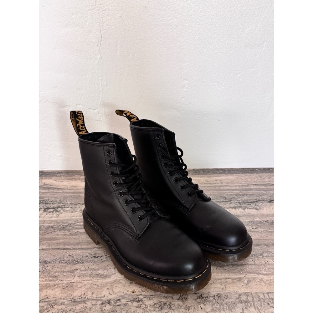 Dr. Martens 1460 Originals 8-Eye Unisex Black Leather Combat Boots